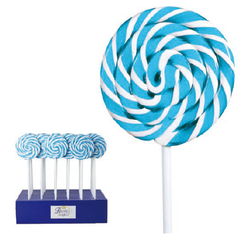 Lecca Lecca Spirale Bianco Azzurro 40gr. 36pz - Rossini